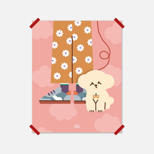 Bichon Frise Dog Poster