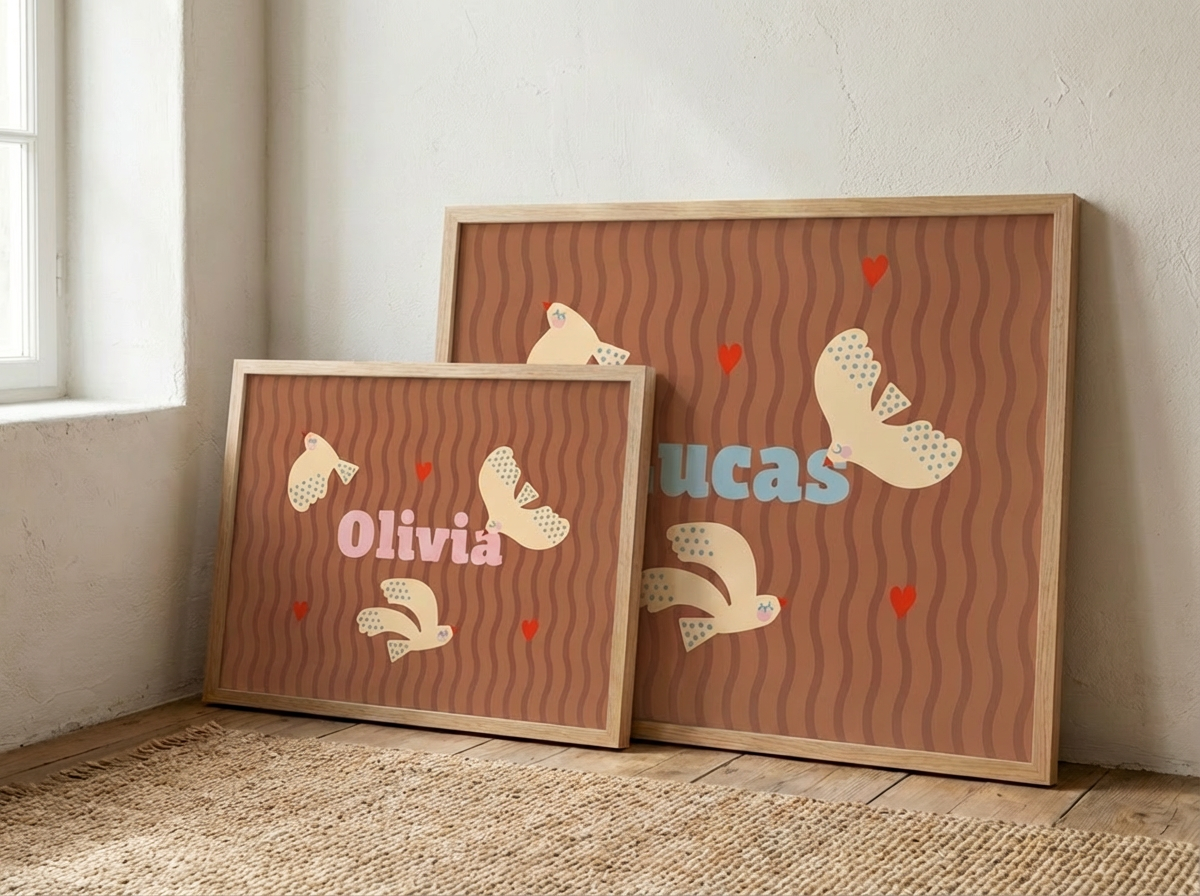 Personalized Bird Illustration