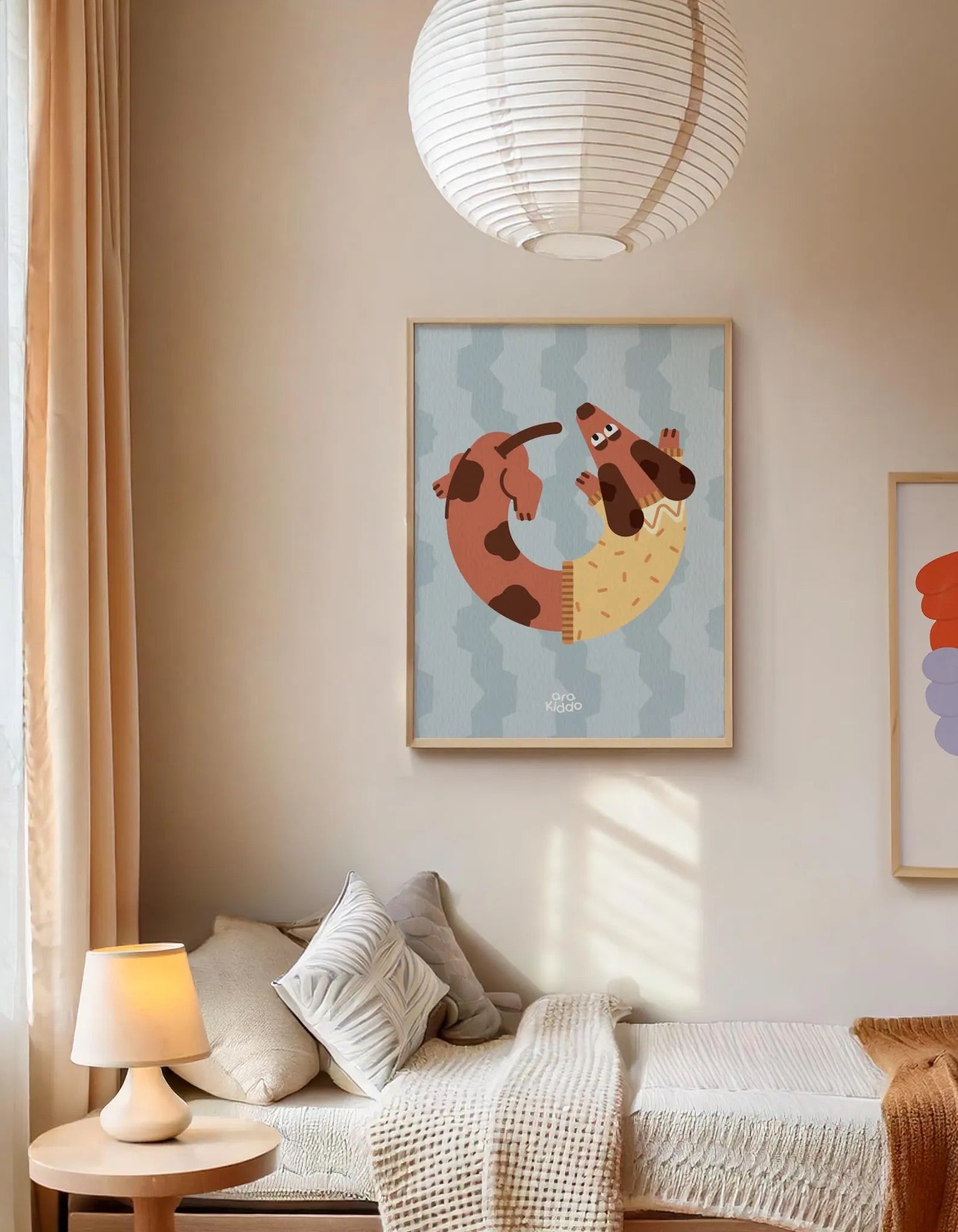 Pastel Dachshund Poster