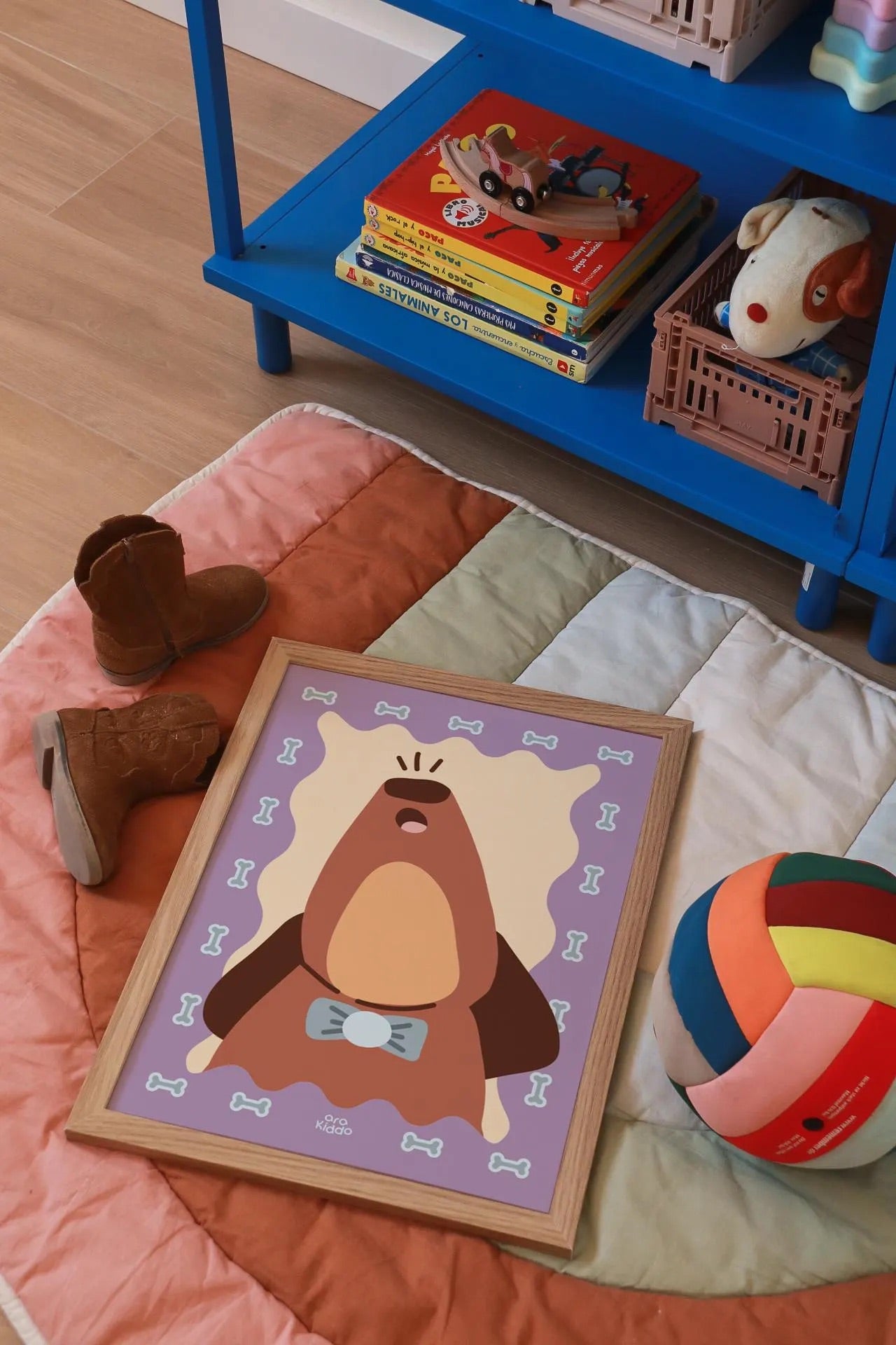 Howling Dog Poster