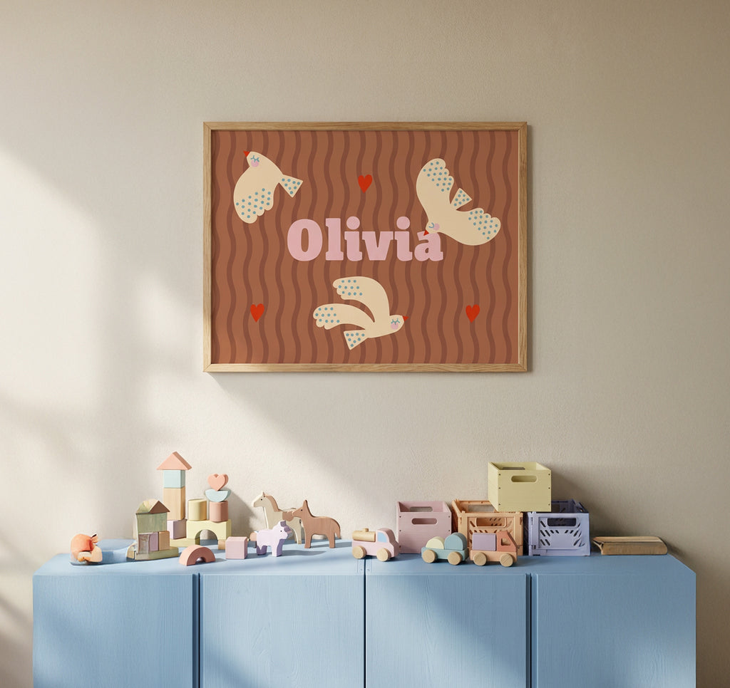 Personalized Bird Illustration