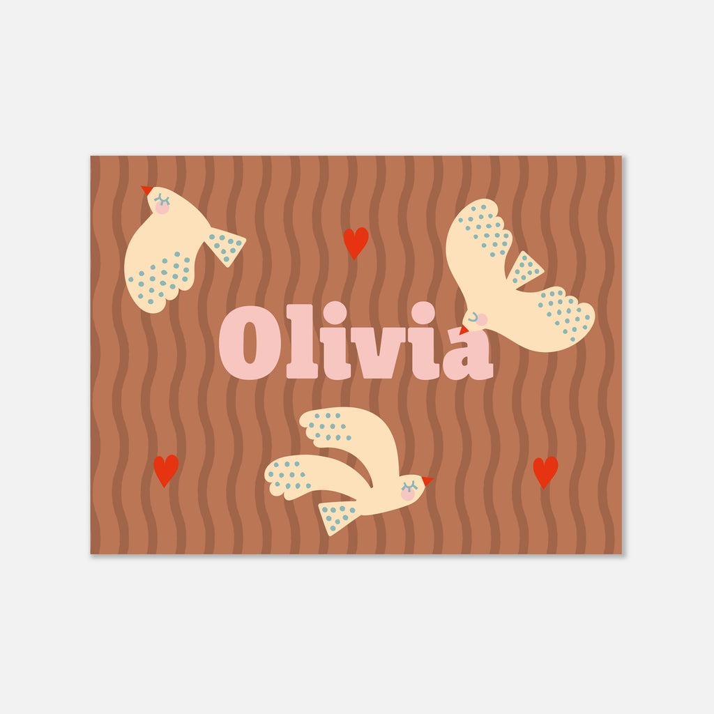 Personalized Bird Illustration